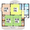 ロイヤルマンション 3DKの間取り