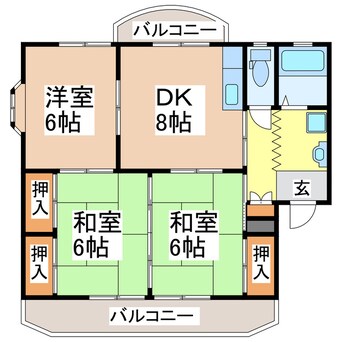 間取図 ロイヤルマンション