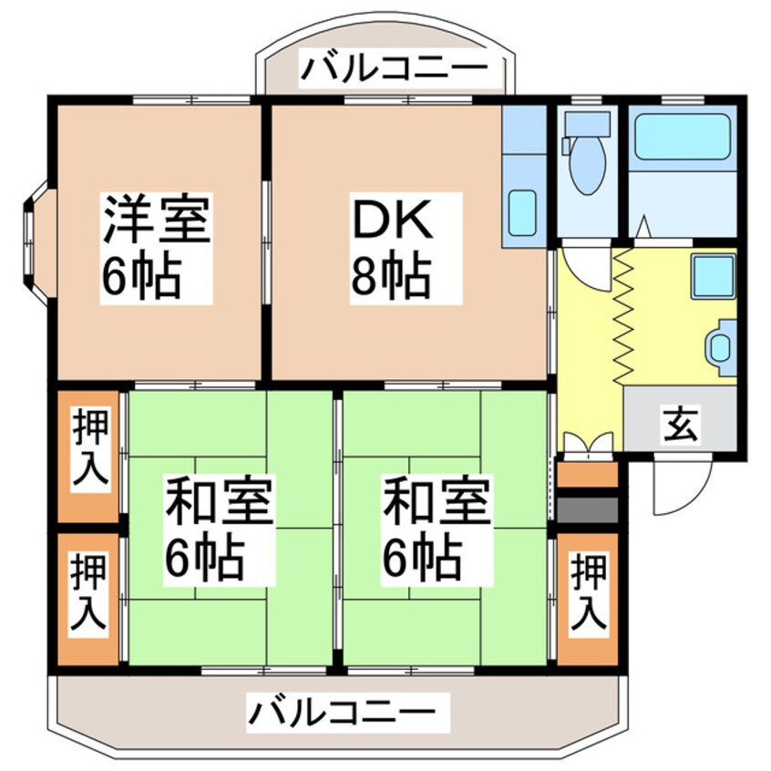 間取図 ロイヤルマンション