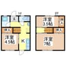ルミナス八代南 3Kの間取り