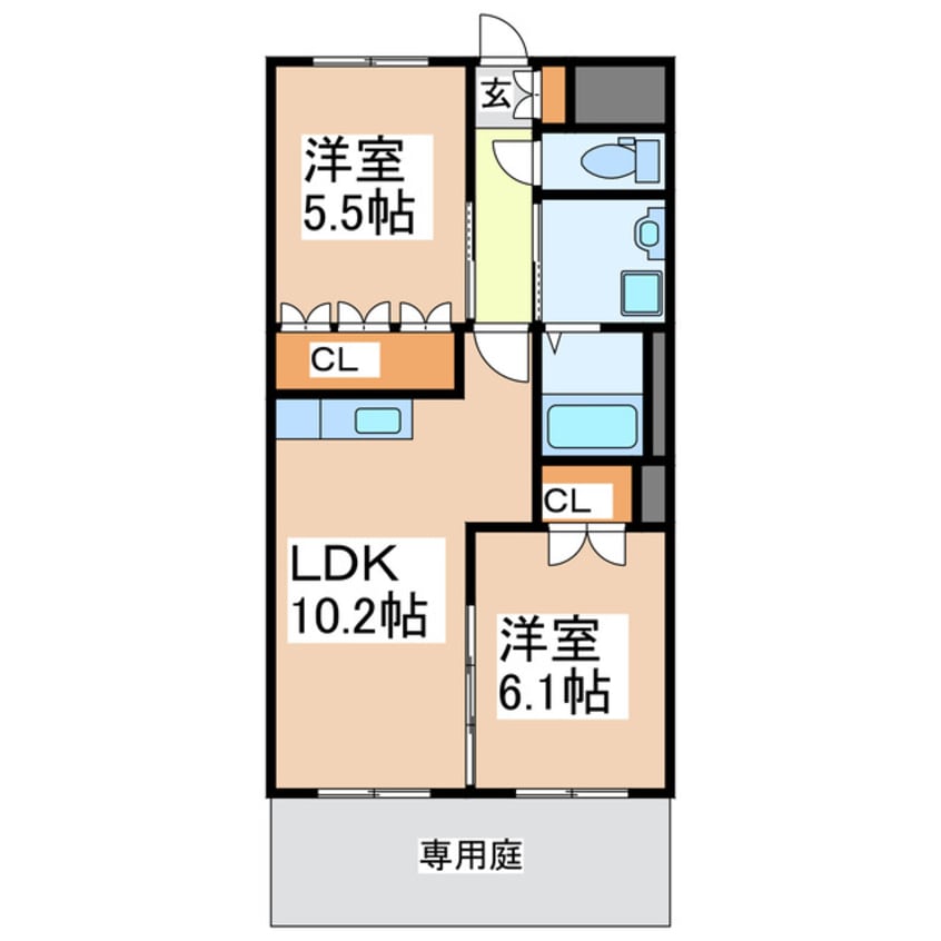 間取図 ディアステージシャロン