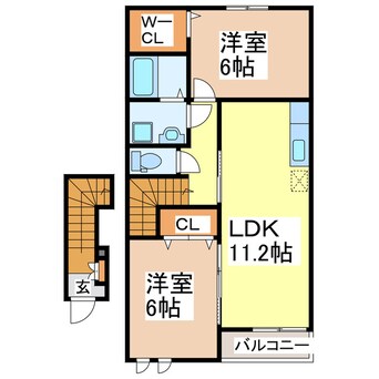 間取図 アウローラⅢ