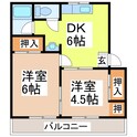 コーポサンシャインの間取図