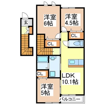 間取図 オリエンタルガーデン