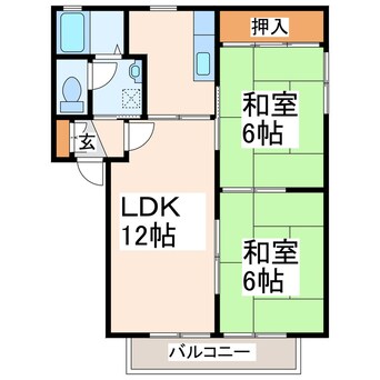 間取図 シャルマンドミールＡ