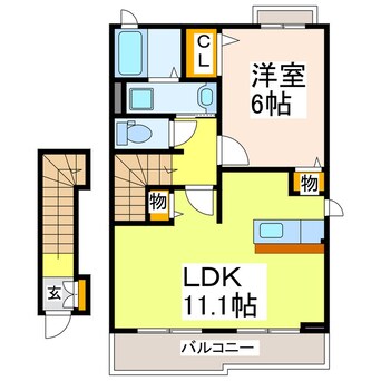 間取図 グリーンアベニューＥ