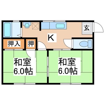 間取図 本町ニューハイツ