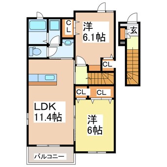 間取図 エレガンス・イリーデⅠ