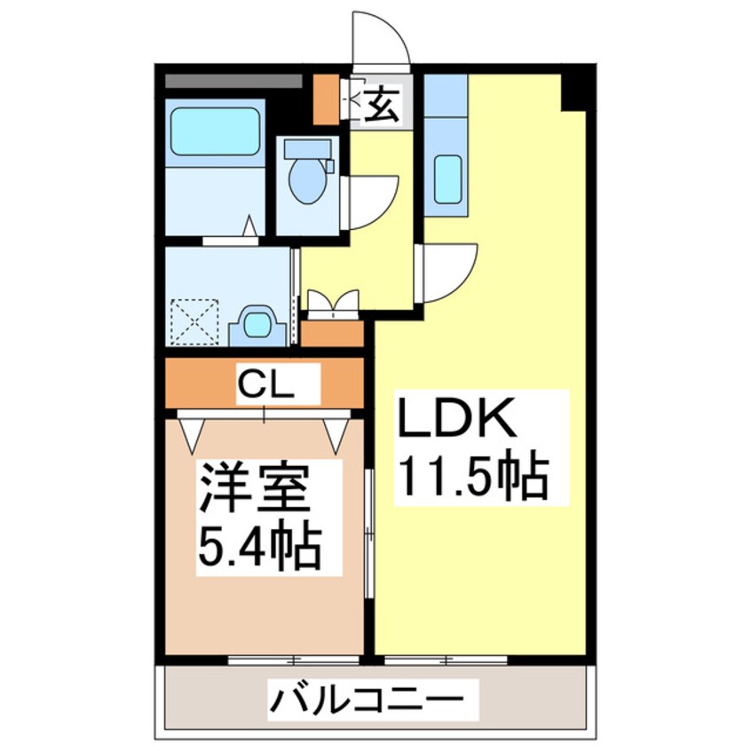 間取図 ＬＳ西松江城マンション