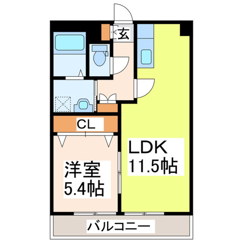 間取図 ＬＳ西松江城マンション