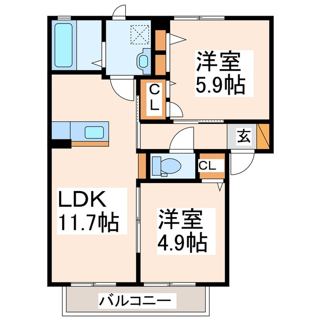 間取り図 シャーメゾン・ルミエールⅡ