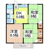 グリーンハイツⅤ 3DKの間取り