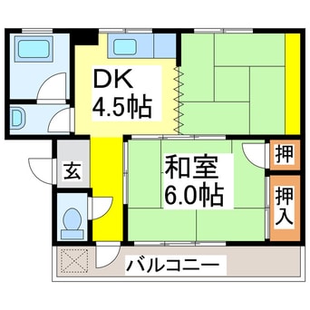 間取図 黄金ハイツ