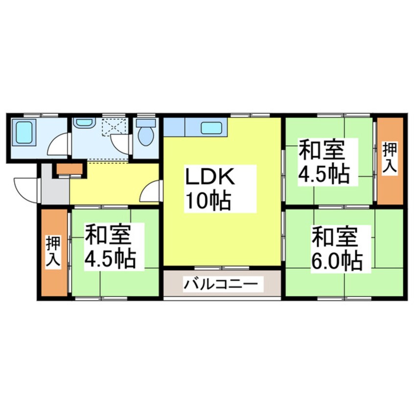 間取図 シーサイド蛇籠