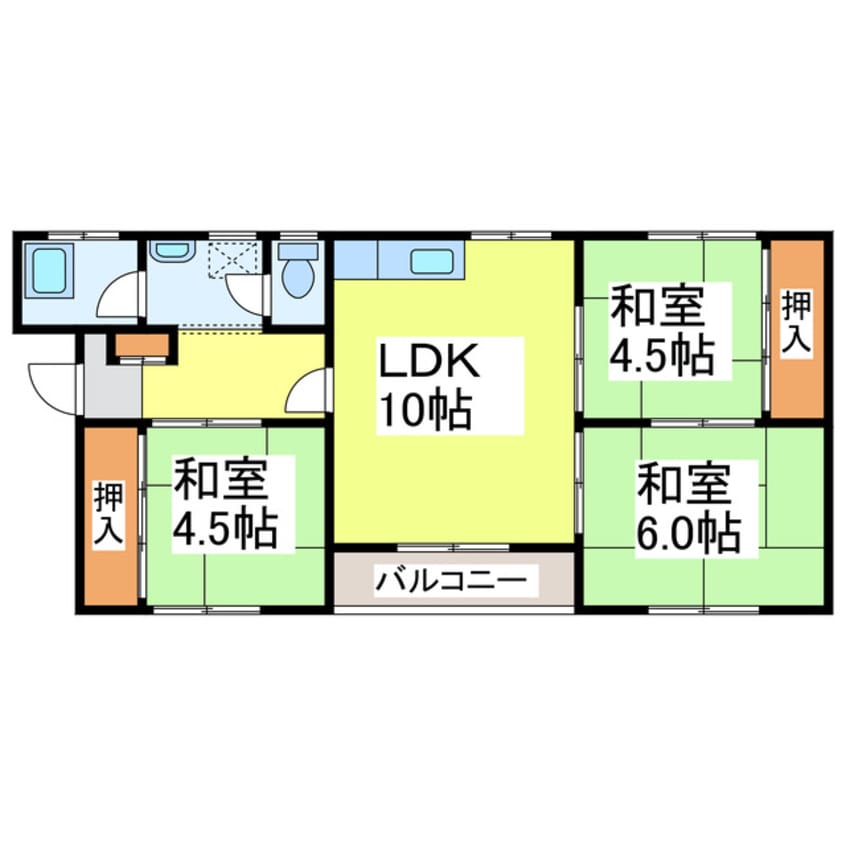 間取図 シーサイド蛇籠