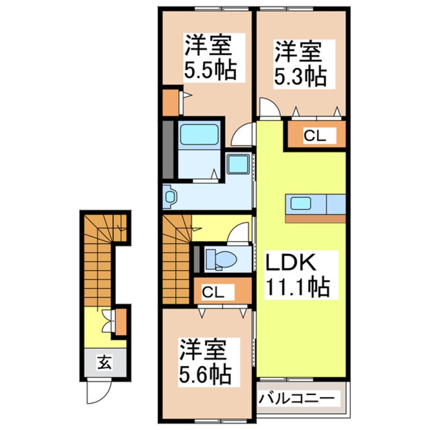 間取図 プランドール