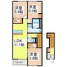 プランドール 3LDKの間取り
