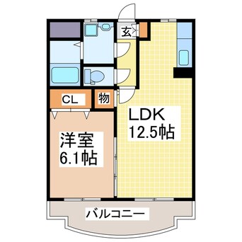 間取図 ラ・ミルチャ