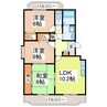 シャルム 3LDKの間取り