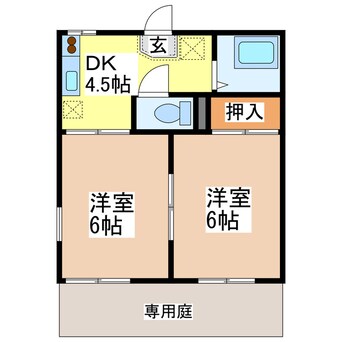 間取図 コーポ瀧