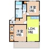 ブレセッドステージＢ 2LDKの間取り