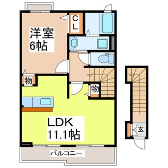 間取図 ＮＭＯＮ・Ⅱ　Ｉ