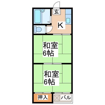 間取図 コーポギャラクシー