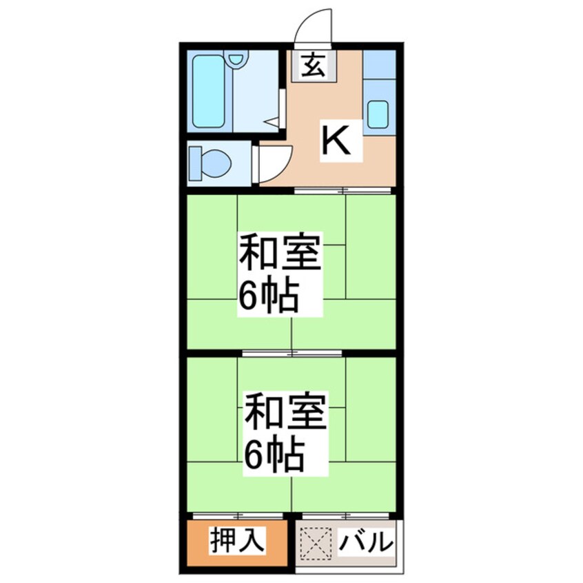 間取図 コーポギャラクシー