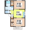 グランドールＣ 2Kの間取り