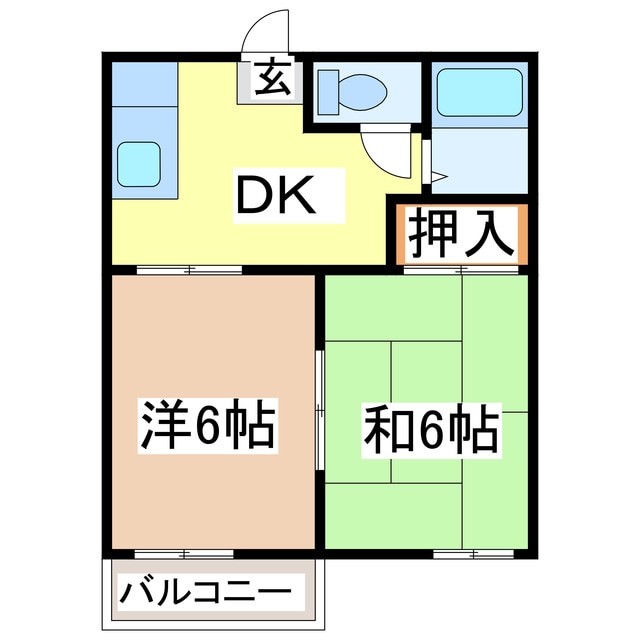 間取り図 高島ハイツ