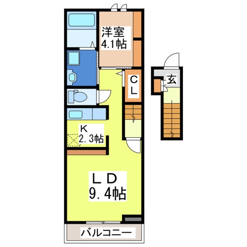 間取図 フォルトーナ