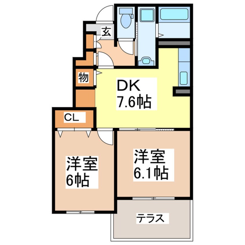 間取図 ガーデンハウス　エリ