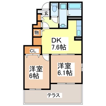 間取図 Ｊ－ＷＩＳＨ