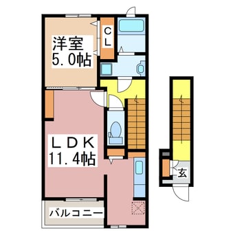 間取図 ＡＬＢＡ－ＣＡＳＡⅣ