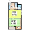 フォゼットハウスB 2Kの間取り