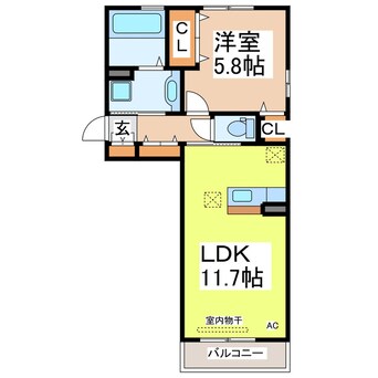 間取図 ライジングサンⅢ