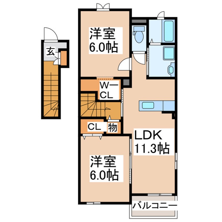 間取図 サンシャイン桜Ⅰ