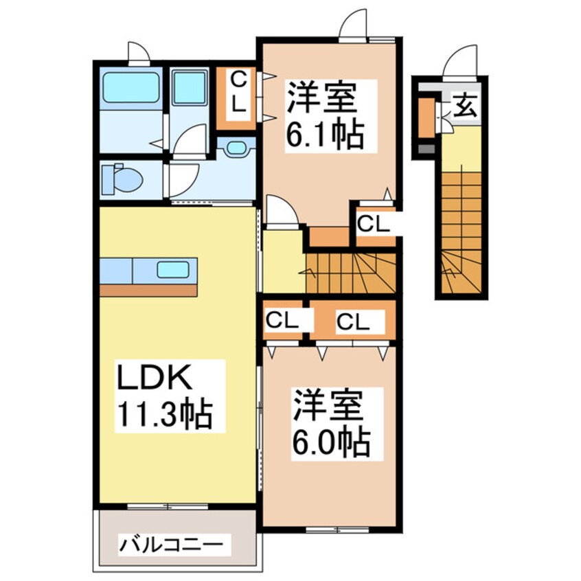 間取図 エスポワール・ジェルメⅣ