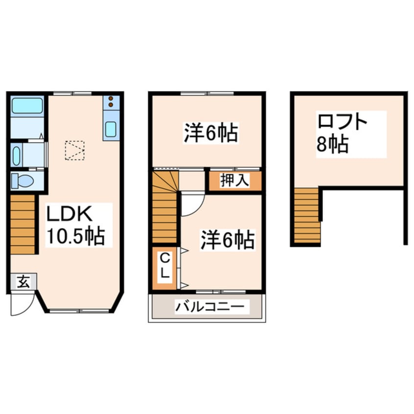 間取図 コア松崎