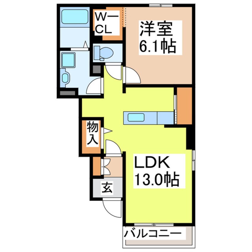 間取図 エンジェル・ティアーズⅠ