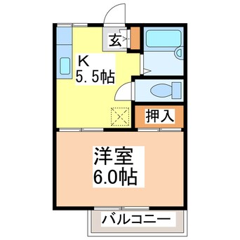 間取図 ニュービレッジハイツ