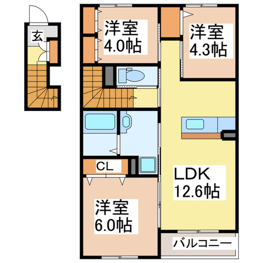 間取図 メゾンド・マレ