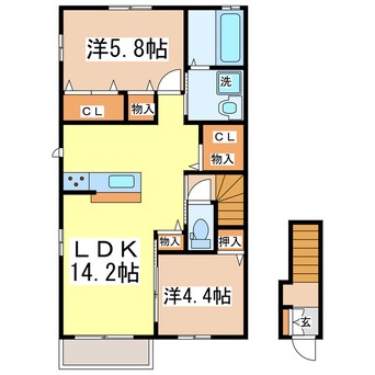 間取図 Felicia Ⅰ