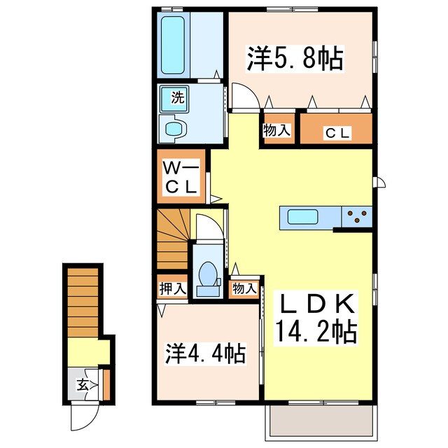 間取り図 Felicia Ⅰ