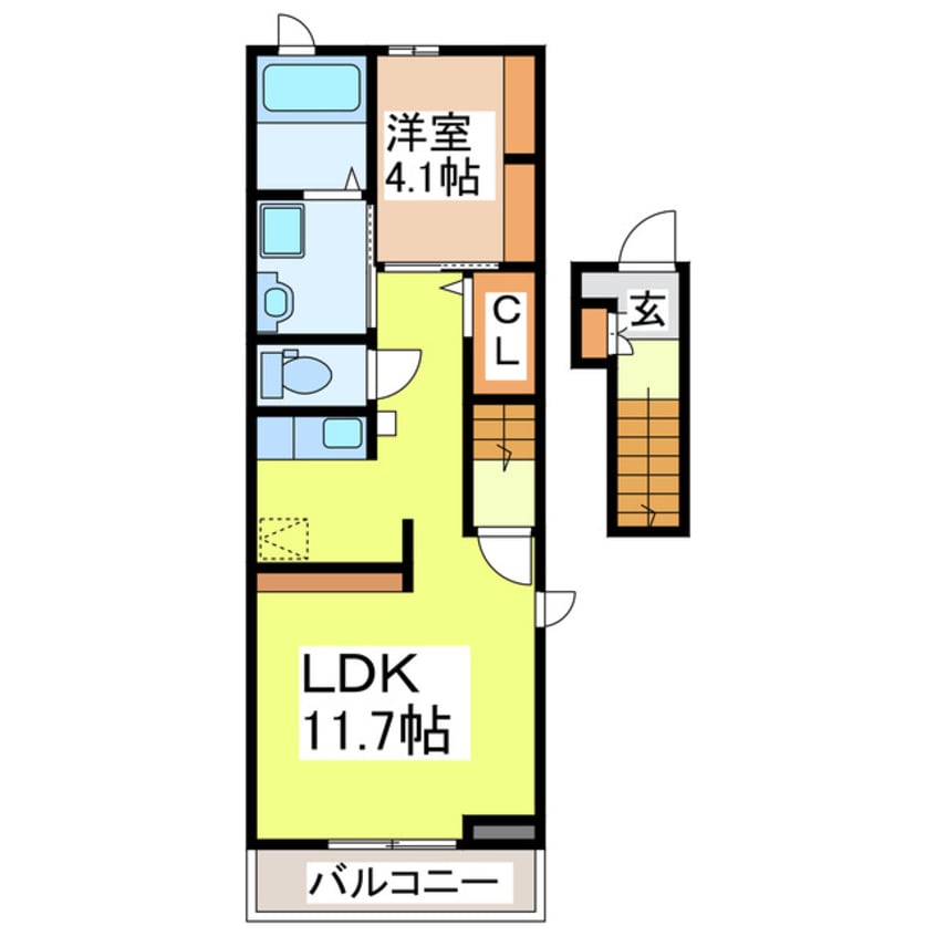 間取図 アンジュ