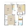 谷口アパート 3Kの間取り