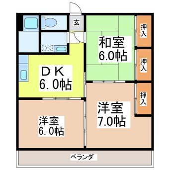 間取図 ペンション豊