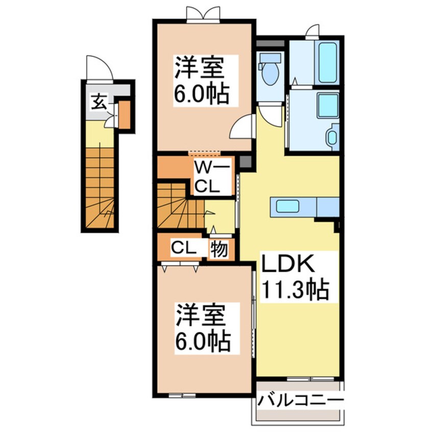 間取図 エステートⅢ