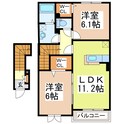 グレイスガーデンⅡの間取図