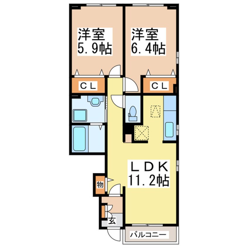 間取図 メゾン　ド　ソラＣ